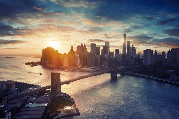 New York City - Manhattan after sunset